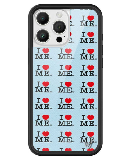 I Heart Me | Blue iPhone Case