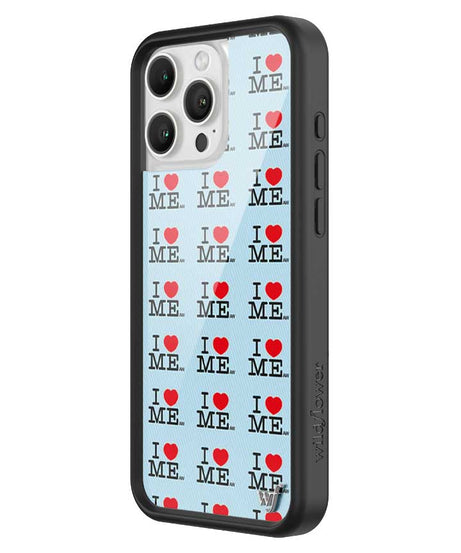 I Heart Me | Blue iPhone Case