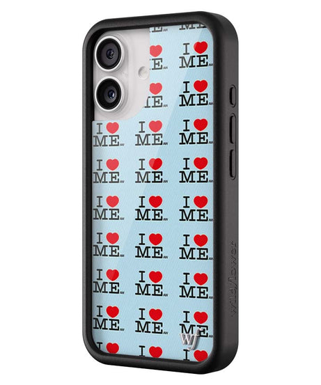 I Heart Me | Blue iPhone Case