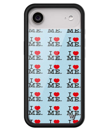 I Heart Me | Blue iPhone Case