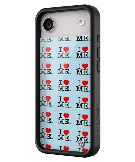 I Heart Me | Blue iPhone Case