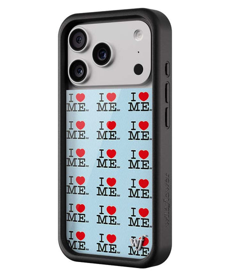 I Heart Me | Blue iPhone Case