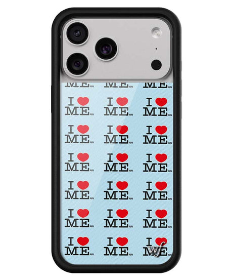 I Heart Me | Blue iPhone Case