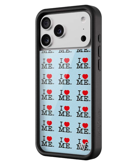 I Heart Me | Blue iPhone Case