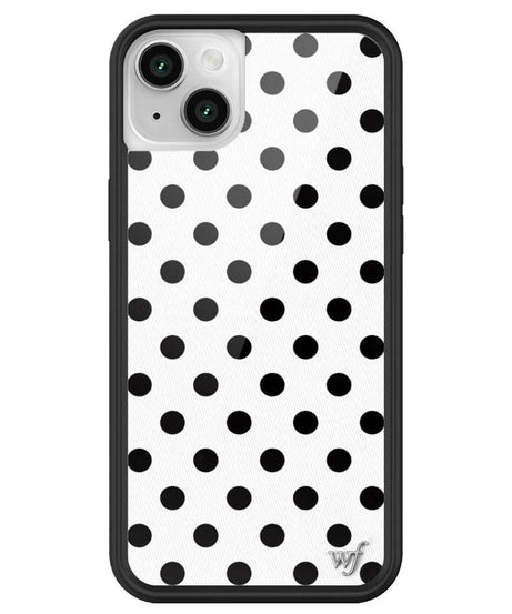 Polka Dot | White and Black iPhone Case