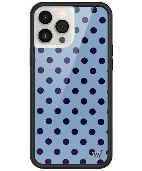 Polka Dot | Blue and Navy Blue iPhone Case