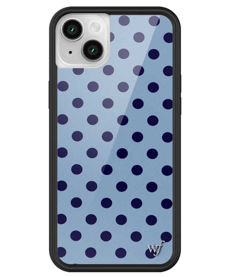 Polka Dot | Blue and Navy Blue iPhone Case