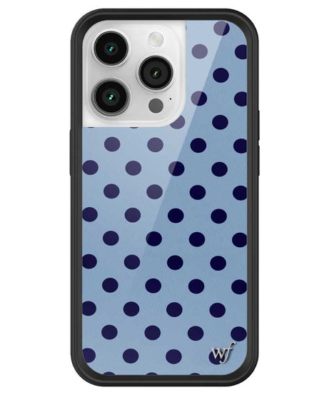 Polka Dot | Blue and Navy Blue iPhone Case