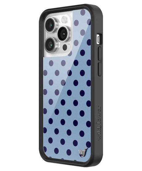 Polka Dot | Blue and Navy Blue iPhone Case