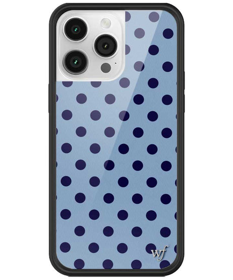 Polka Dot | Blue and Navy Blue iPhone Case