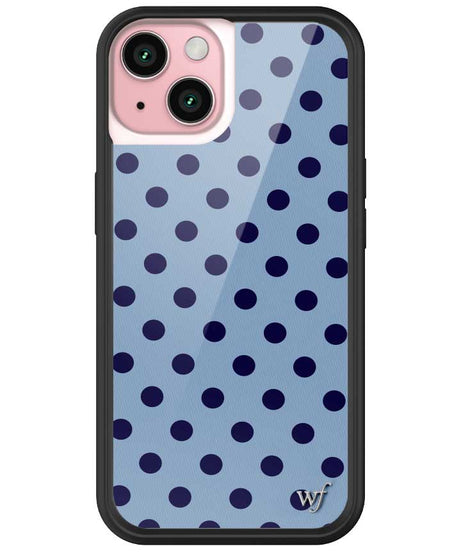 Polka Dot | Blue and Navy Blue iPhone Case