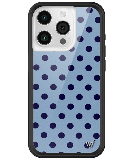 Polka Dot | Blue and Navy Blue iPhone Case