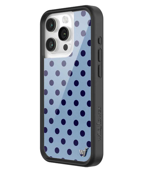 Polka Dot | Blue and Navy Blue iPhone Case
