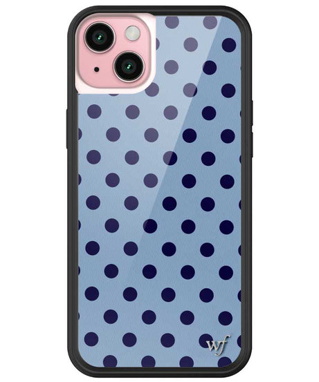 Polka Dot | Blue and Navy Blue iPhone Case