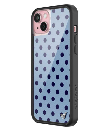 Polka Dot | Blue and Navy Blue iPhone Case