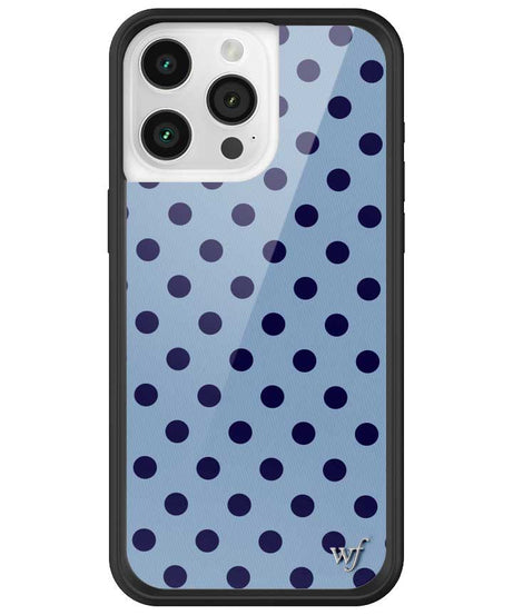 Polka Dot | Blue and Navy Blue iPhone Case