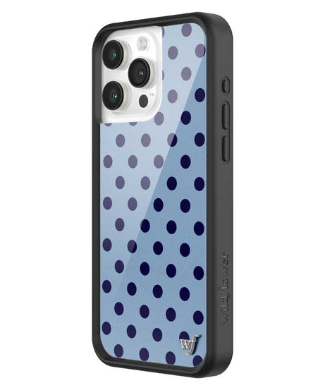 Polka Dot | Blue and Navy Blue iPhone Case