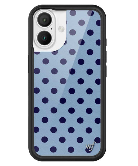 Polka Dot | Blue and Navy Blue iPhone Case
