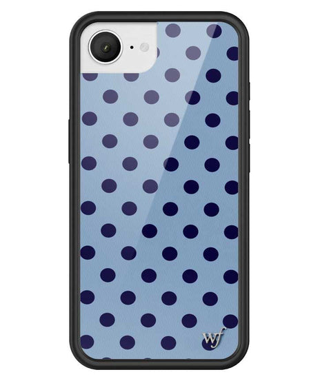 Polka Dot | Blue and Navy Blue iPhone Case