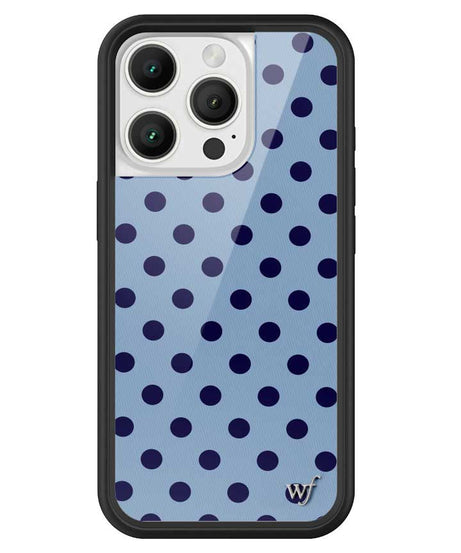 Polka Dot | Blue and Navy Blue iPhone Case