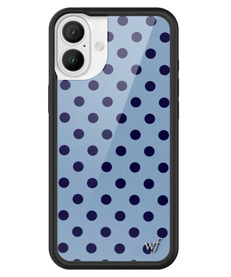 Polka Dot | Blue and Navy Blue iPhone Case