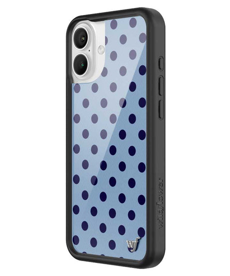 Polka Dot | Blue and Navy Blue iPhone Case