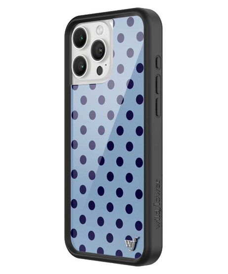 Polka Dot | Blue and Navy Blue iPhone Case