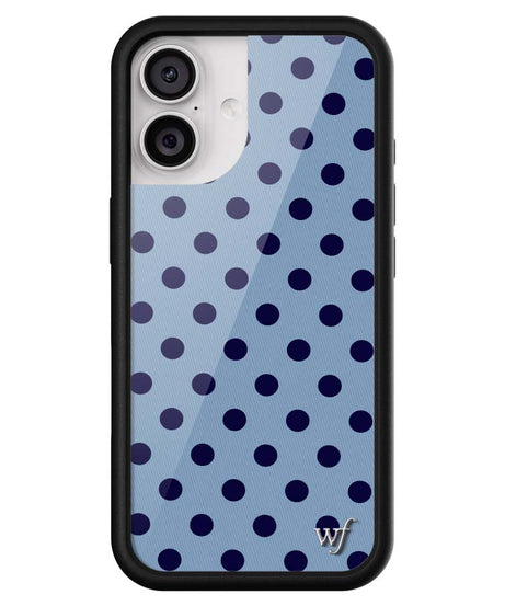 Polka Dot | Blue and Navy Blue iPhone Case