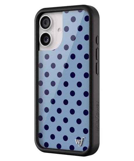 Polka Dot | Blue and Navy Blue iPhone Case