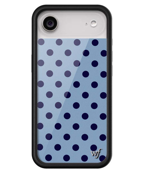 Polka Dot | Blue and Navy Blue iPhone Case