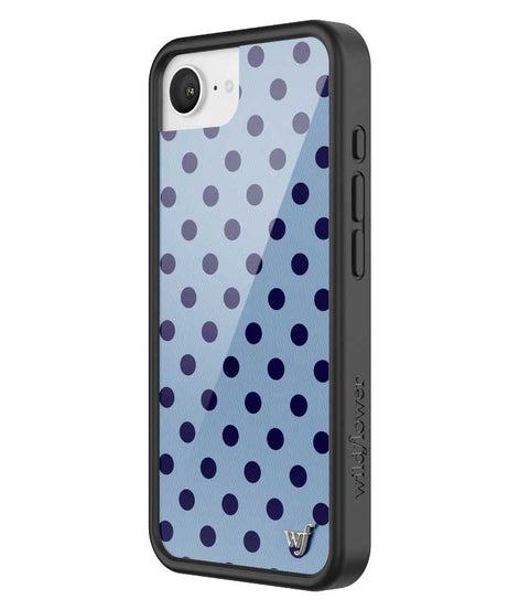 Polka Dot | Blue and Navy Blue iPhone Case