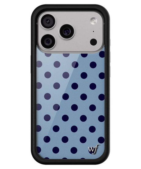 Polka Dot | Blue and Navy Blue iPhone Case