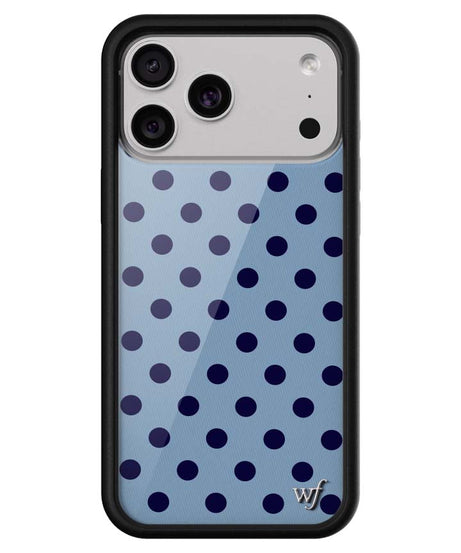 Polka Dot | Blue and Navy Blue iPhone Case