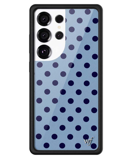 Polka Dot | Blue and Navy Blue Samsung Galaxy Case