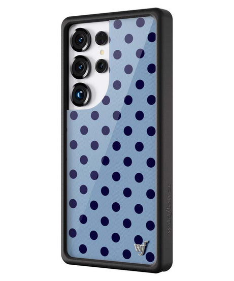 Polka Dot | Blue and Navy Blue Samsung Galaxy Case
