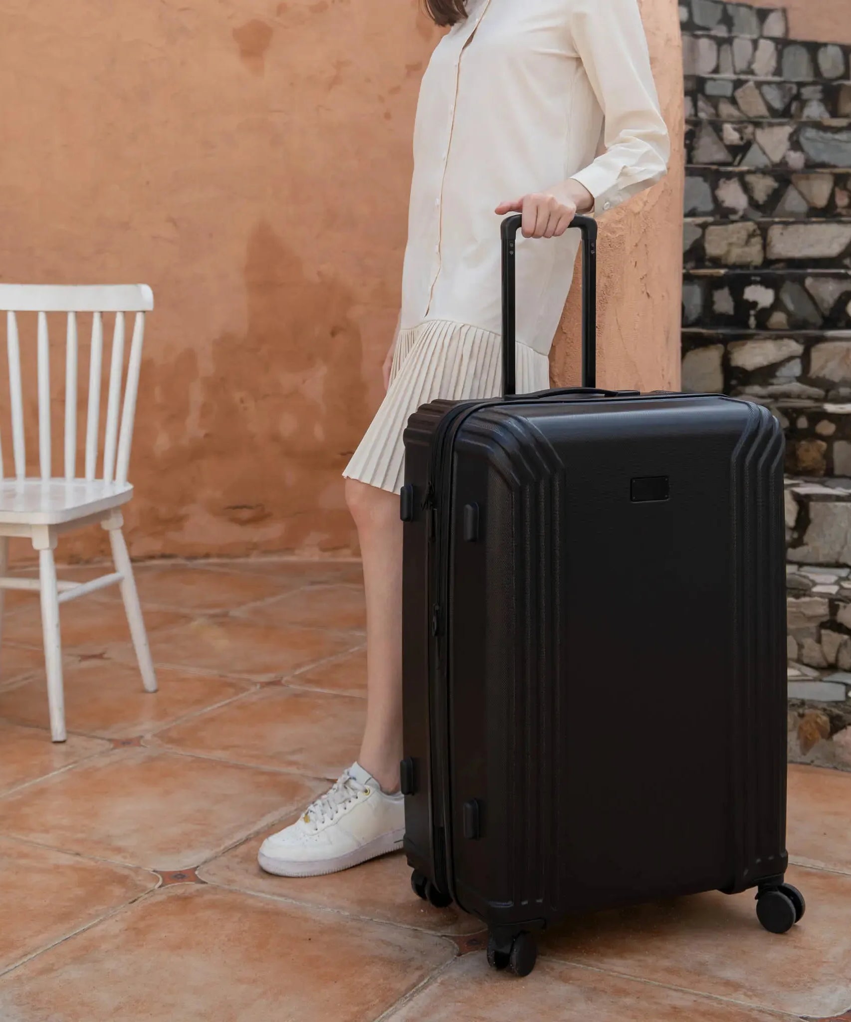 Evalyn 3-teiliges erweiterbares, elegantes Reisegepäckset
