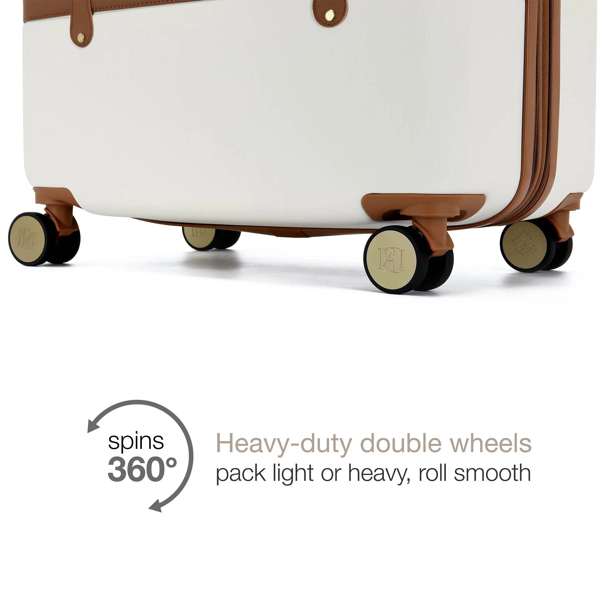 Grace 3 Piece Expandable Retro Luggage Set