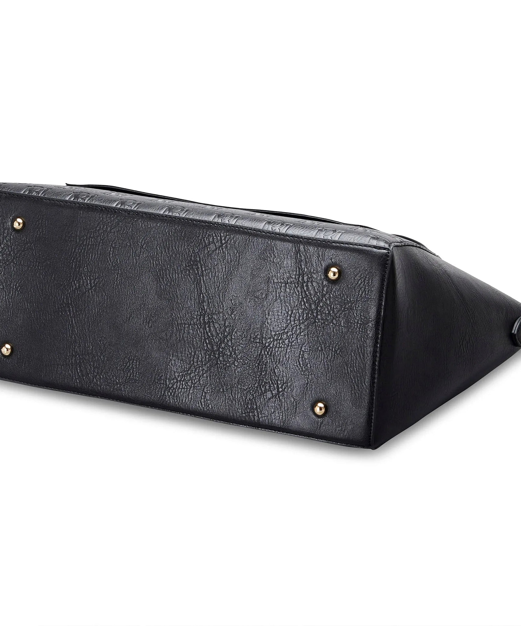 Caroline Weekender Reisetasche aus veganem Leder mit Monogramm