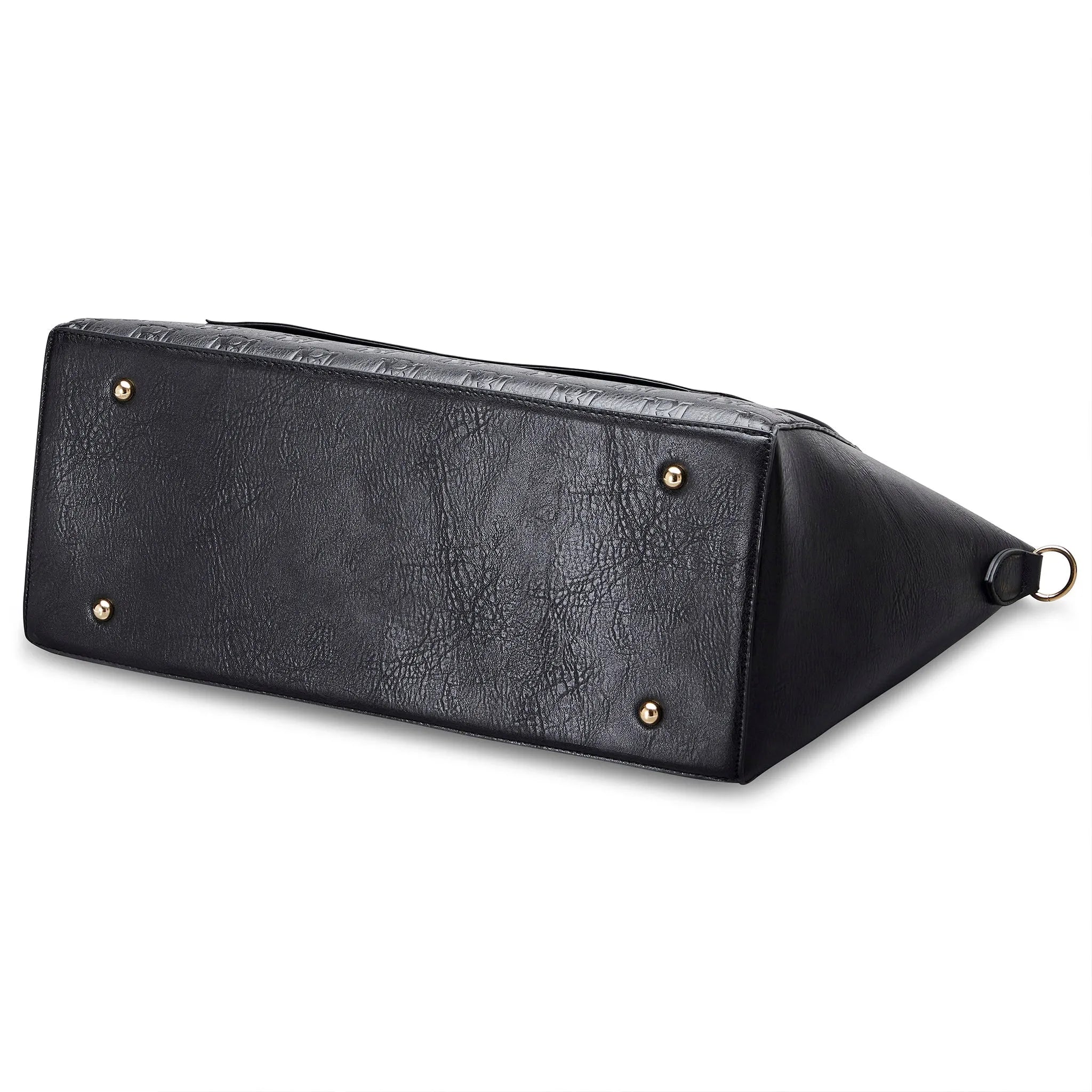 Caroline Weekender Reisetasche aus veganem Leder mit Monogramm