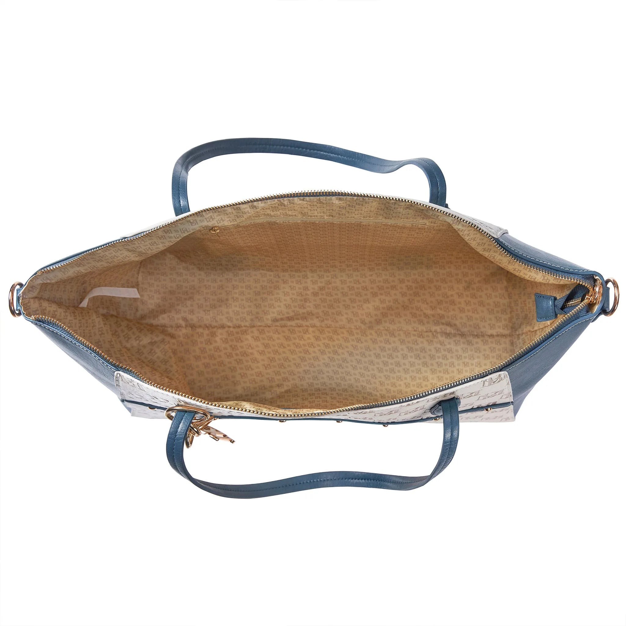 Caroline Weekender Reisetasche aus veganem Leder mit Monogramm