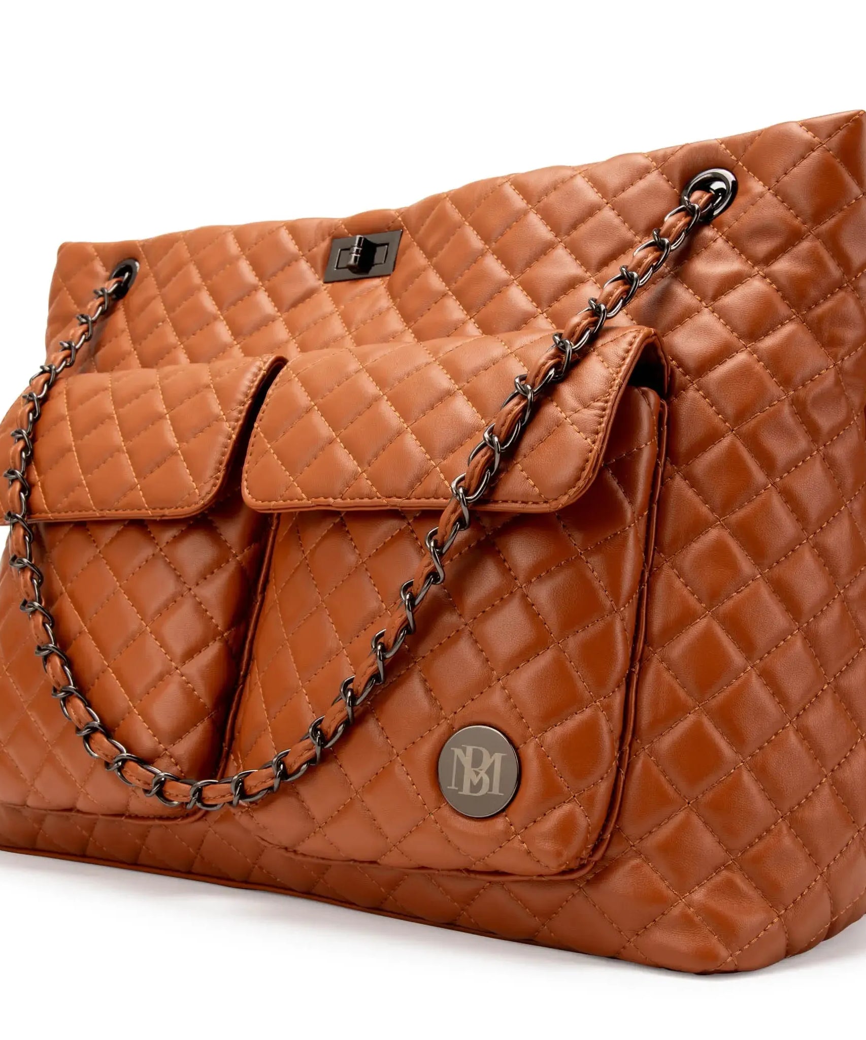 Diana gesteppte Weekender-Reisetasche aus veganem Leder