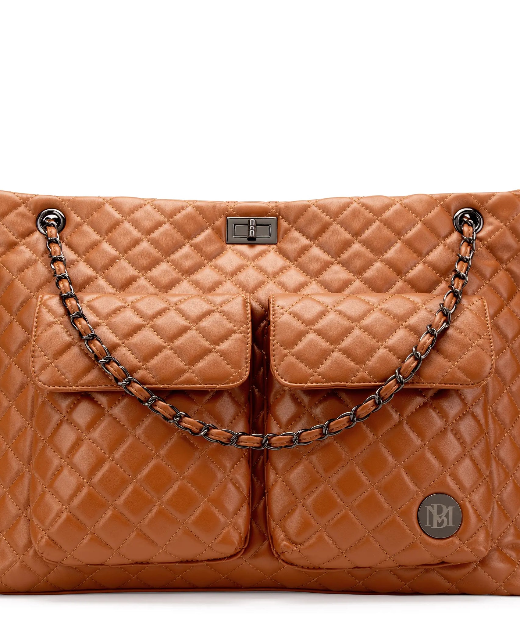 Diana gesteppte Weekender-Reisetasche aus veganem Leder