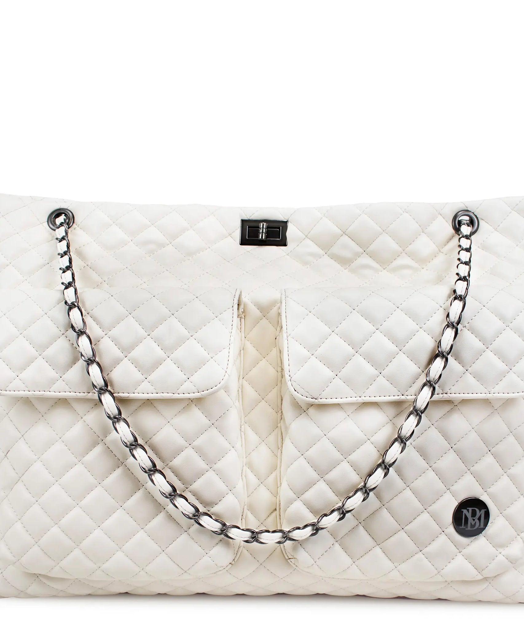 Diana gesteppte Weekender-Reisetasche aus veganem Leder
