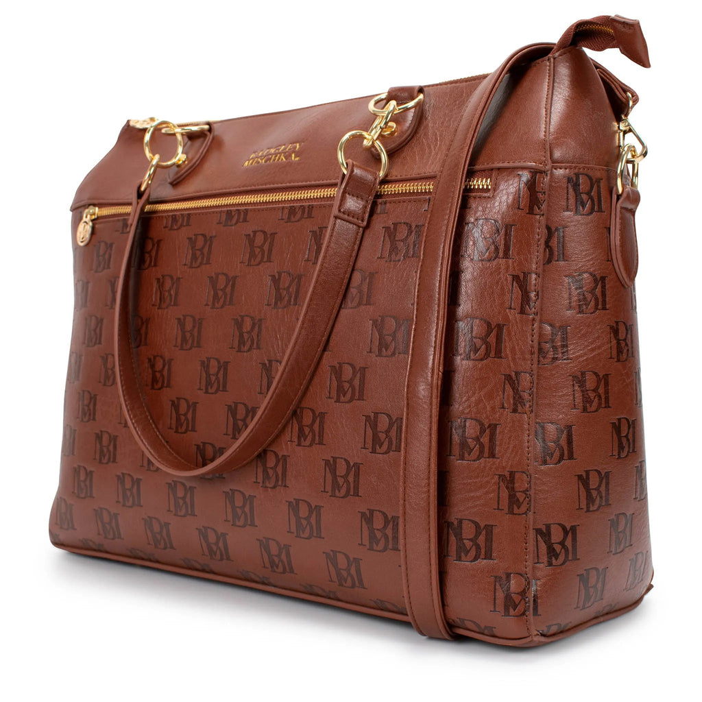 Madalyn Rustic Vegan Leather Weekender Duffel Bag