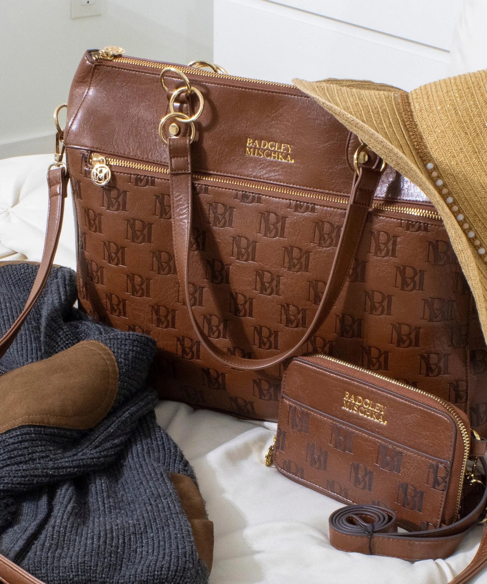 Madalyn Vegane Leder-Weekender-Reisetasche