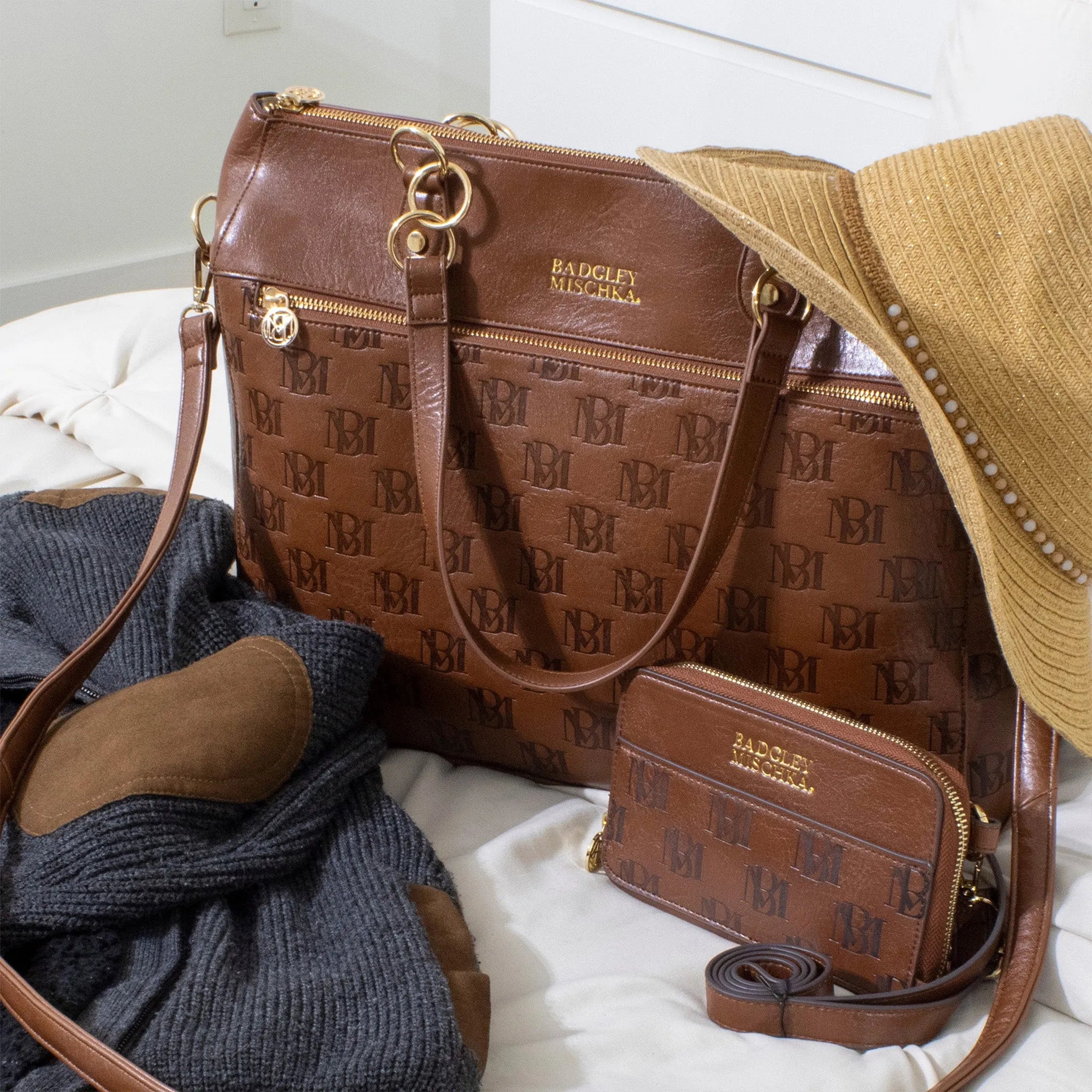 Madalyn Vegane Leder-Weekender-Reisetasche