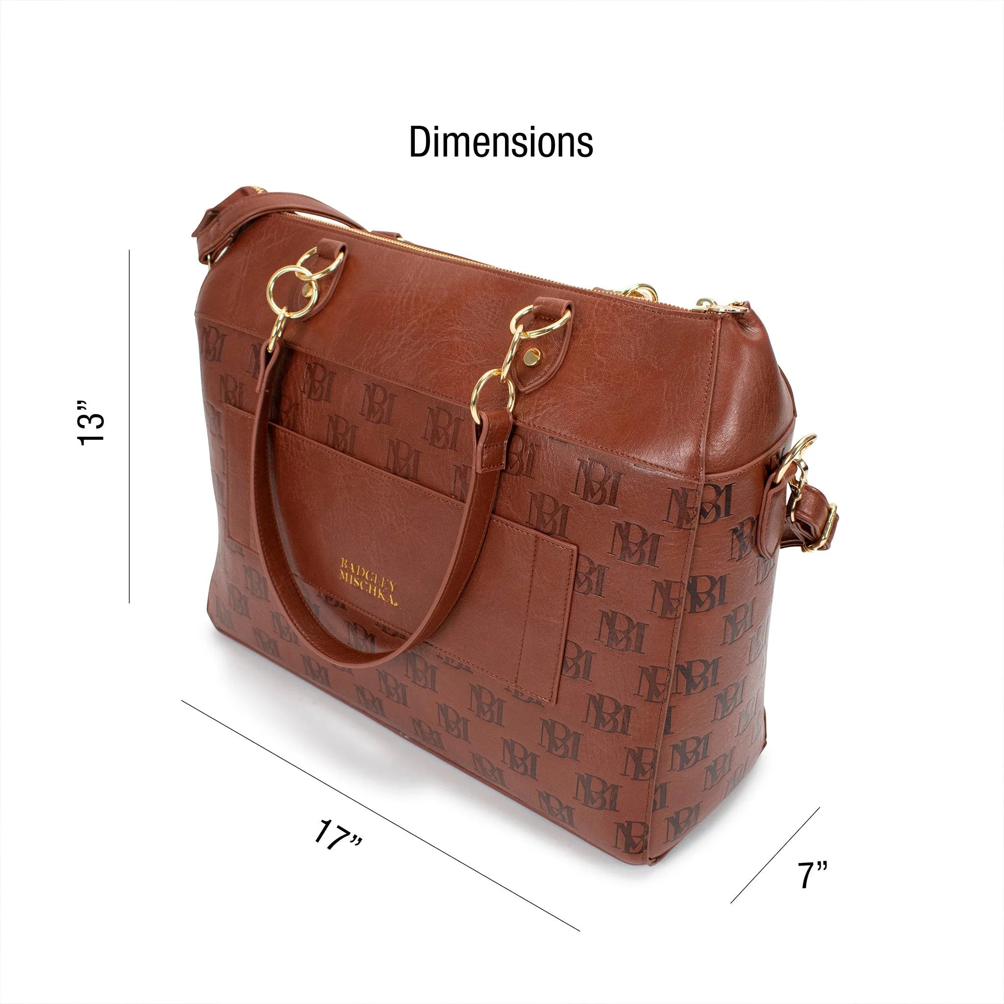 Madalyn Rustic Vegan Leather Weekender Duffel Bag