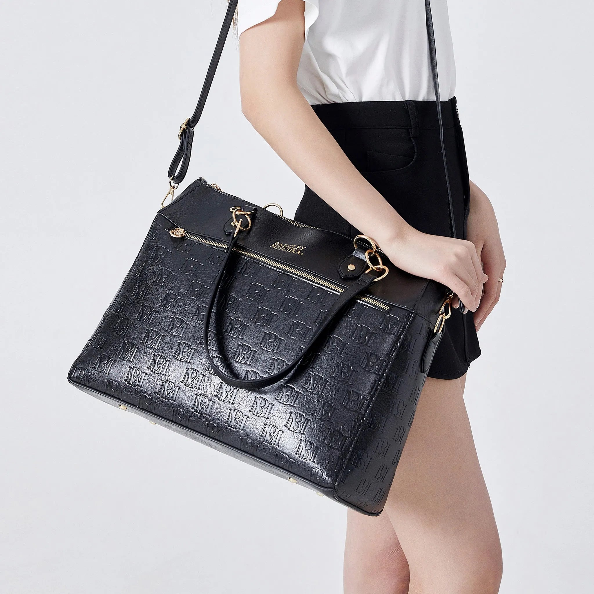 Madalyn Rustic Vegan Leather Weekender Duffel Bag