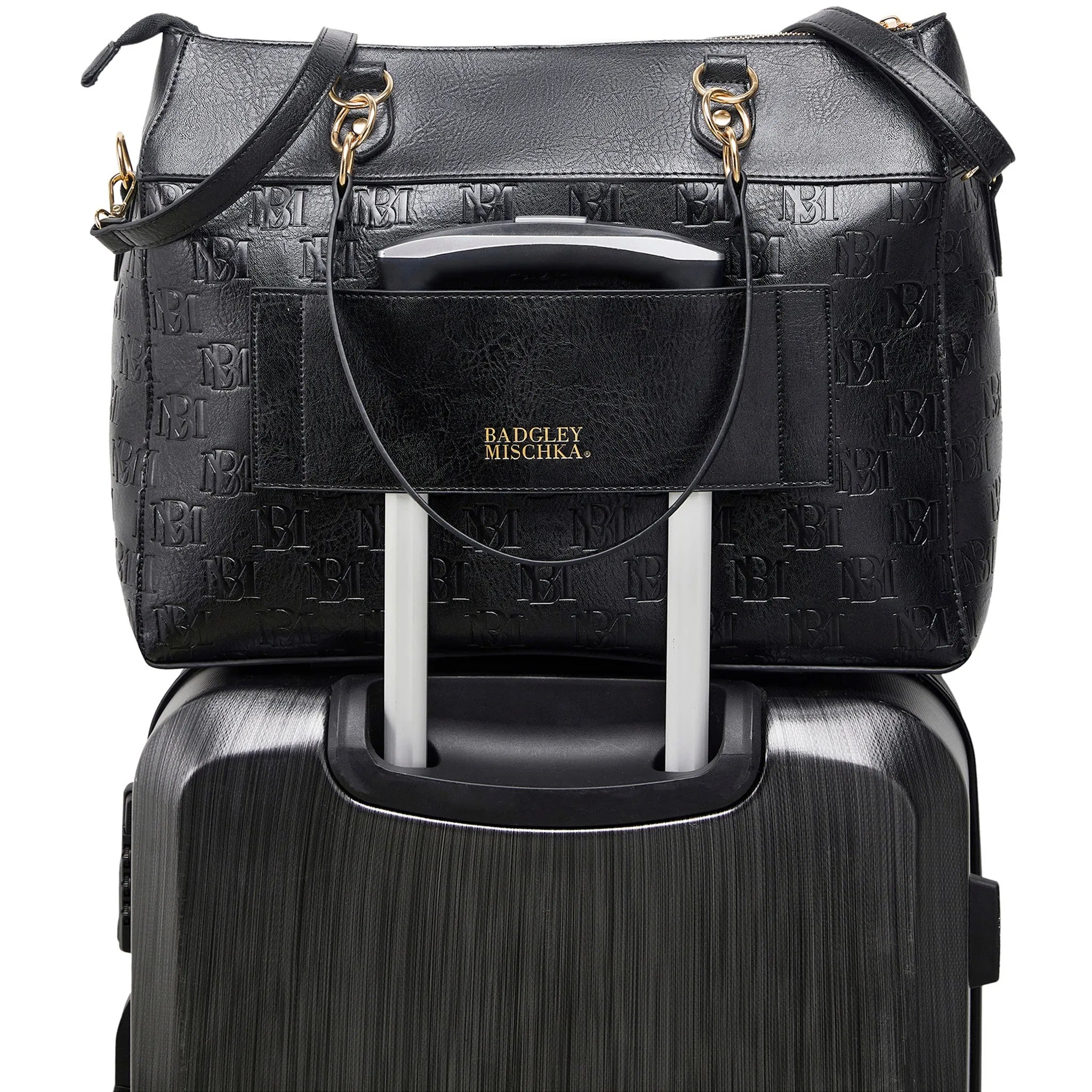 Madalyn Rustic Vegan Leather Weekender Duffel Bag