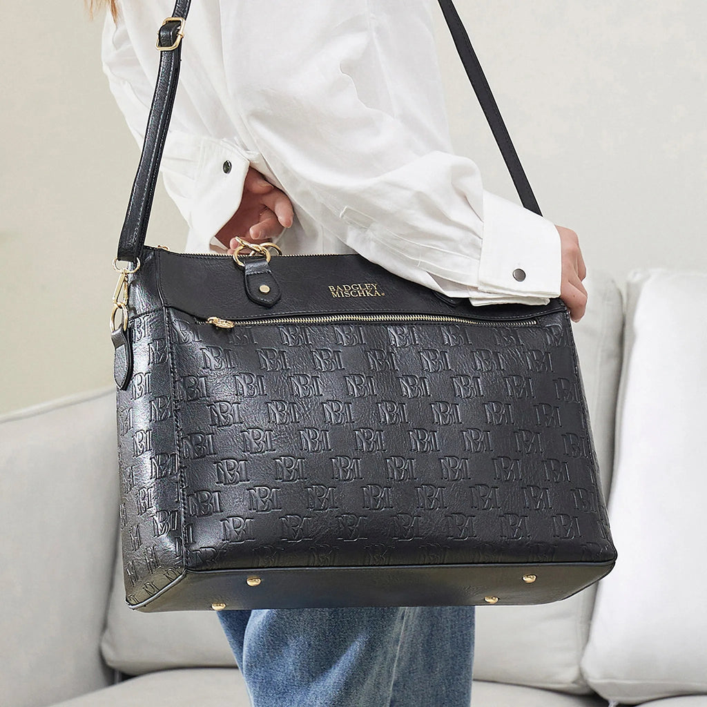 Madalyn Rustic Vegan Leather Weekender Duffel Bag